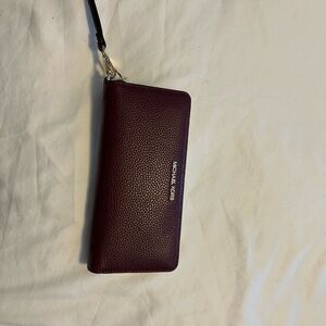 Michael Kors Burgundy Leather Wallet